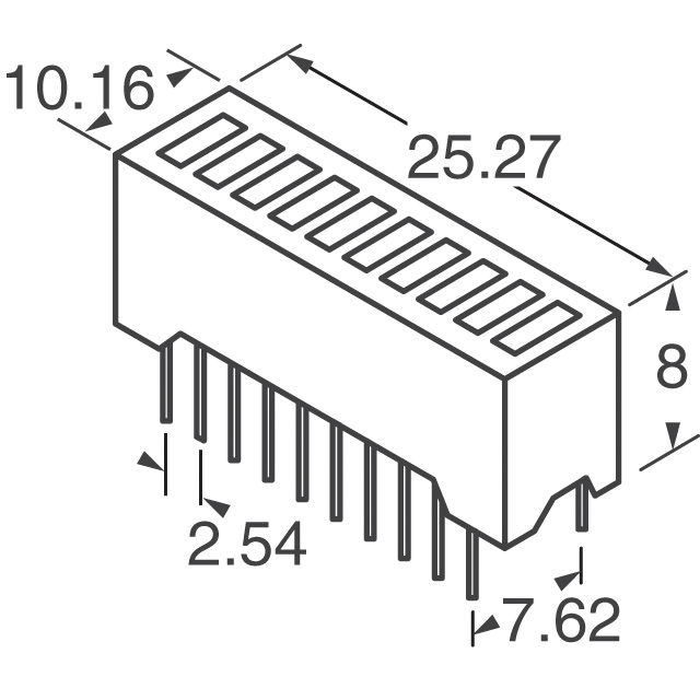 LTA-1000Y Lite-On Inc.  LED - Circuit imprimé Indicateurs Réseaux Barres lumineuses Graphiques à barres